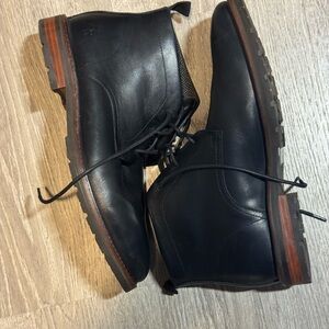 Rockport Black Leather Men's Chukka Boots